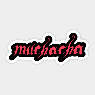 muchacha Sticker